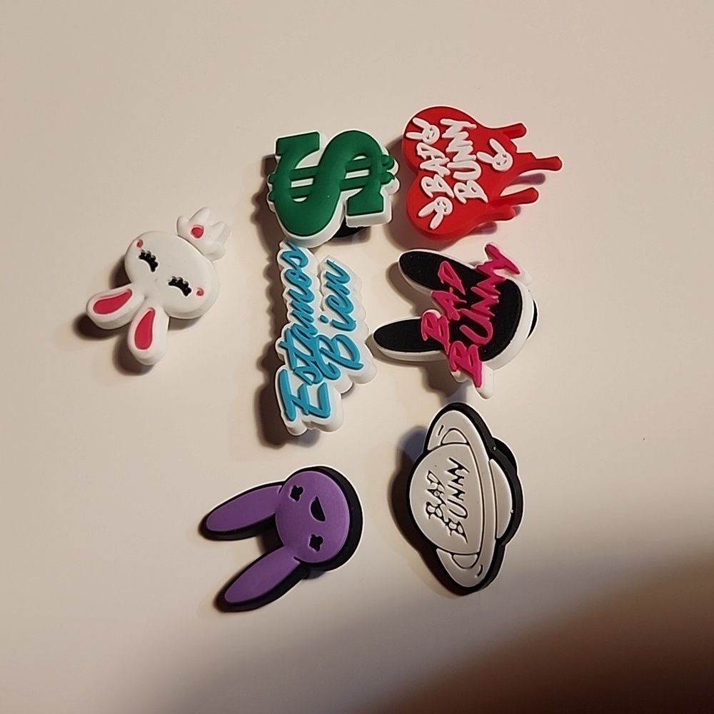 3/$25 bad bunny croc charms